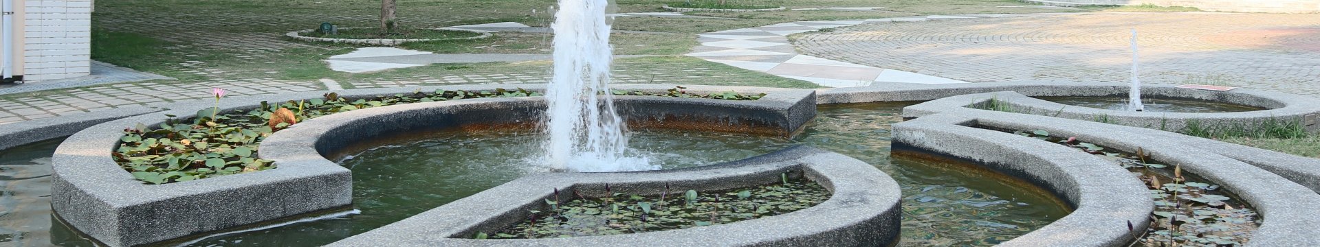 校園噴水池景觀
