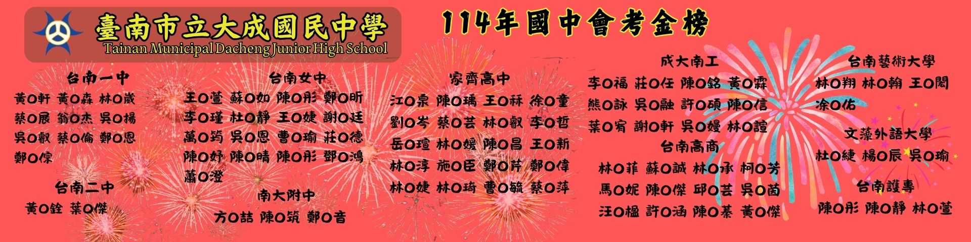 114年會考金榜